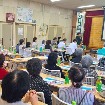 廿日市市議・8区女性会会長　高橋さんの挨拶